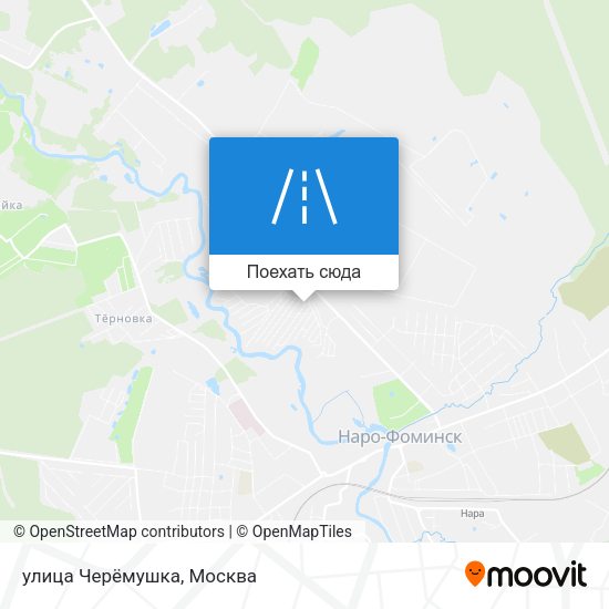 Карта улица Черёмушка