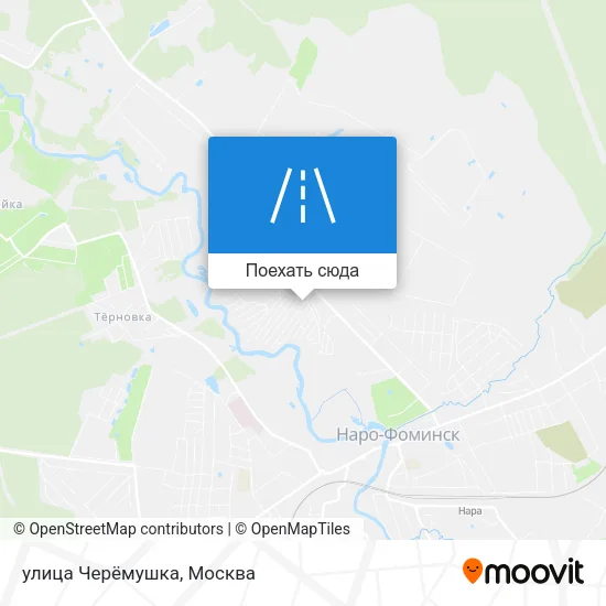 Карта улица Черёмушка