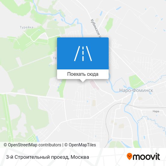 Карта 3-й Строительный проезд
