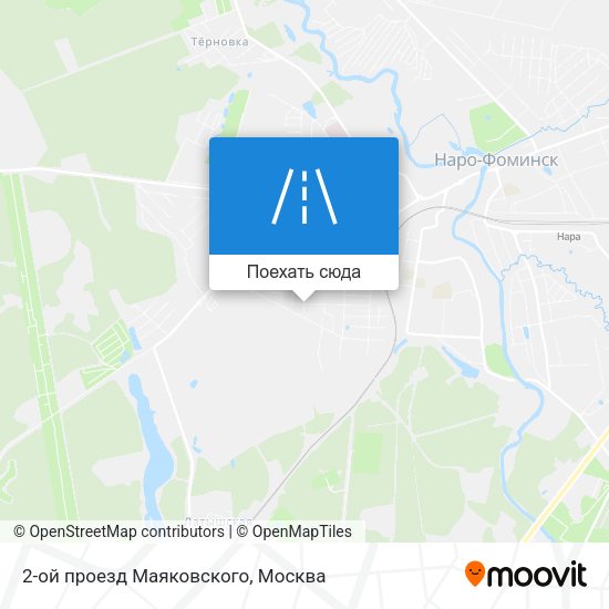 Карта 2-ой проезд Маяковского