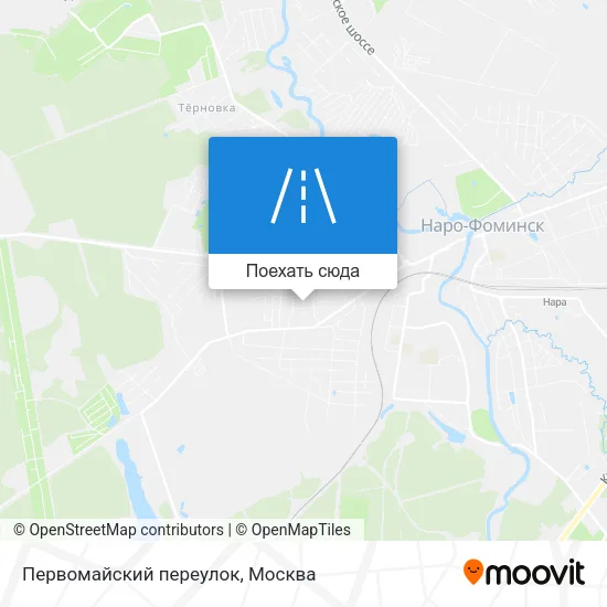 Карта Первомайский переулок