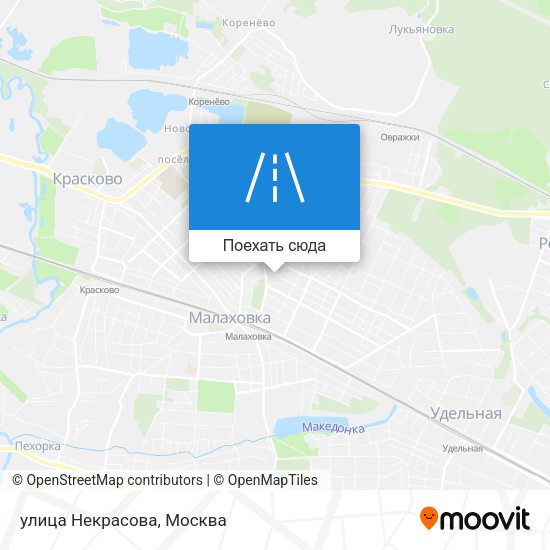 Карта улица Некрасова