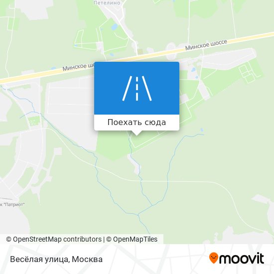 Карта Весёлая улица