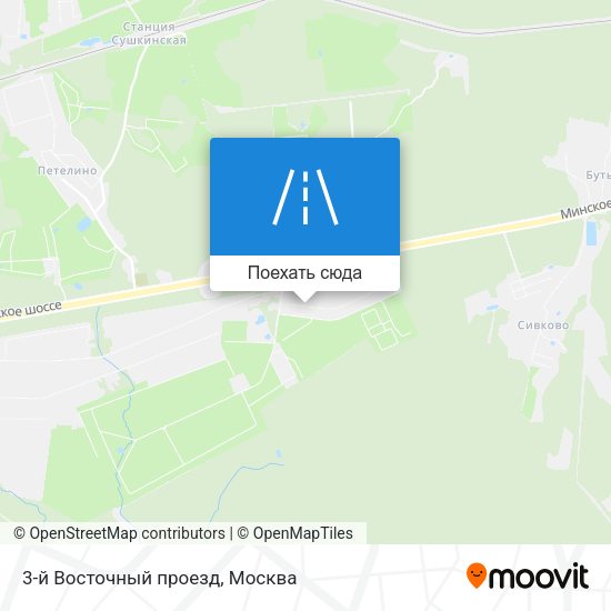 Карта 3-й Восточный проезд