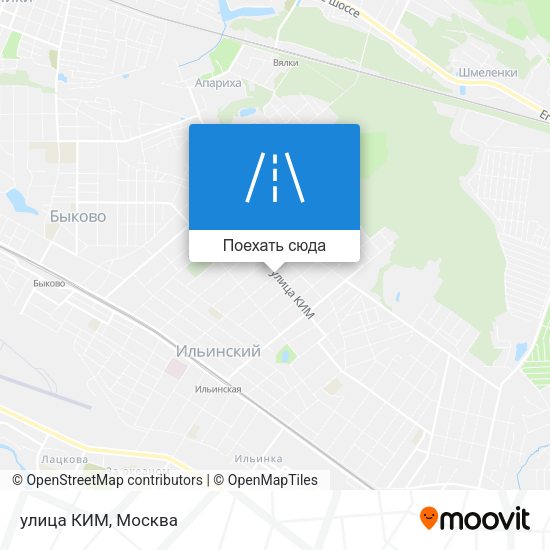 Карта улица КИМ
