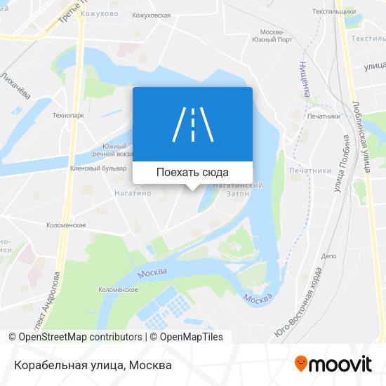 Карта Корабельная улица