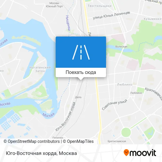 Карта Юго-Восточная хорда