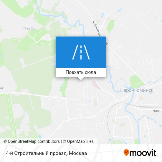 Карта 4-й Строительный проезд