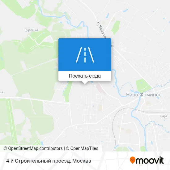 Карта 4-й Строительный проезд