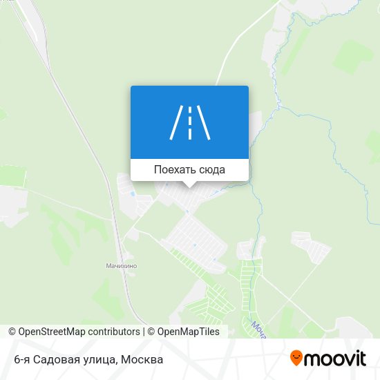 Карта 6-я Садовая улица