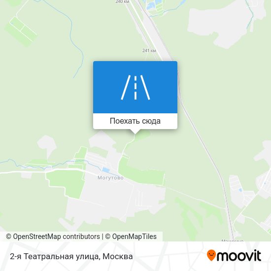 Карта 2-я Театральная улица