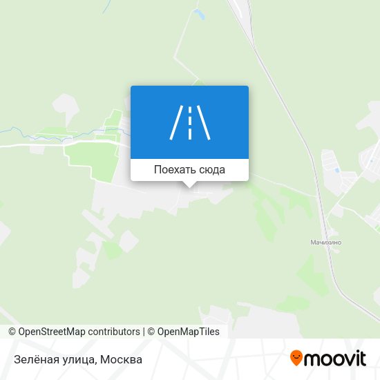Карта Зелёная улица