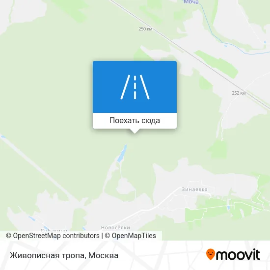 Карта Живописная тропа