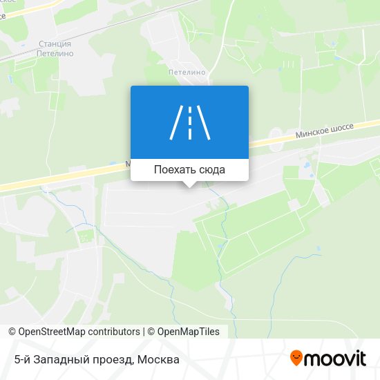 Карта 5-й Западный проезд