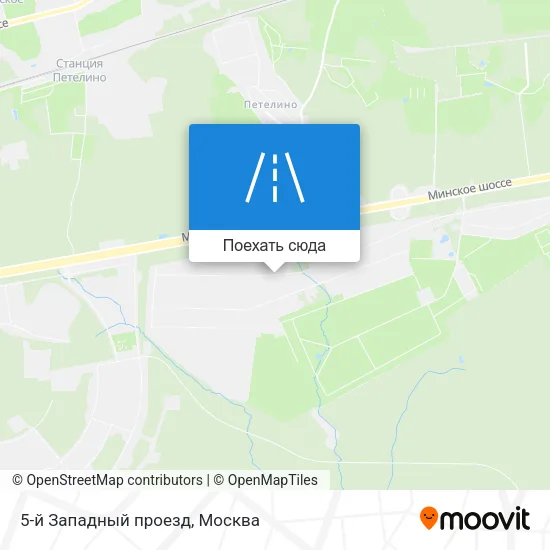 Карта 5-й Западный проезд