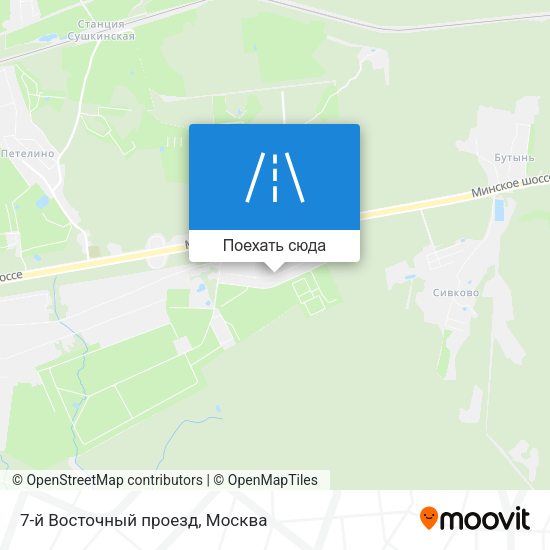 Карта 7-й Восточный проезд