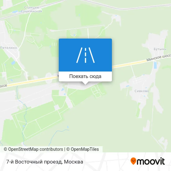 Карта 7-й Восточный проезд
