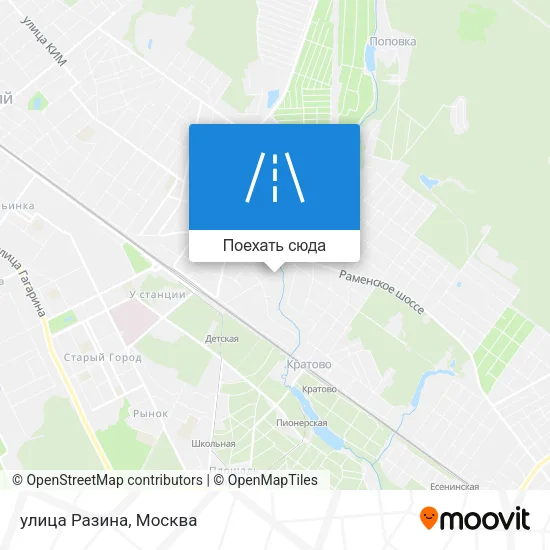 Карта улица Разина