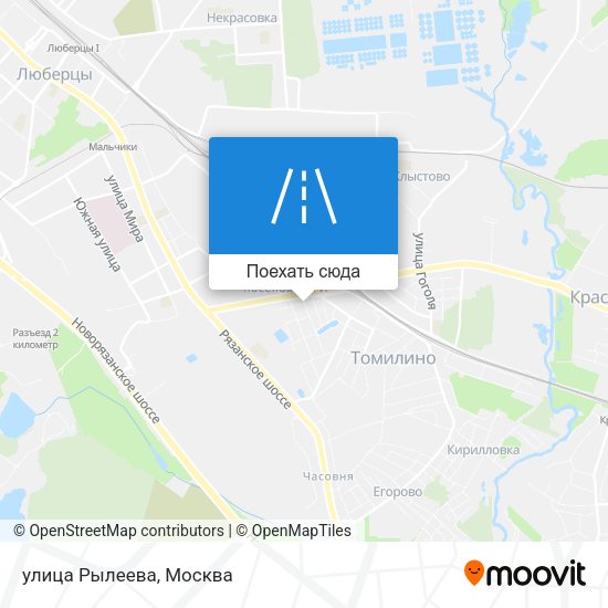 Карта улица Рылеева