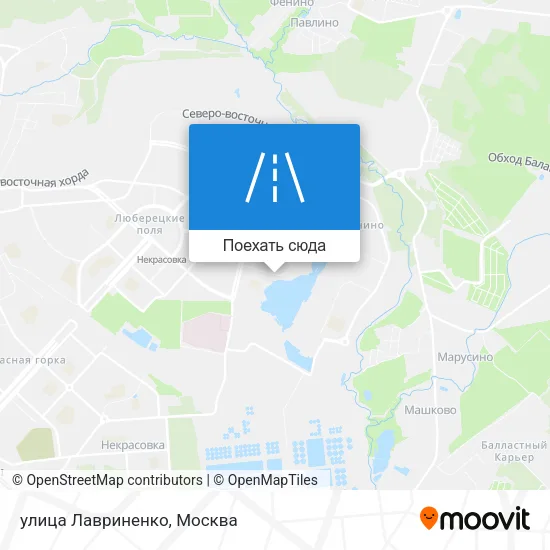 Карта улица Лавриненко