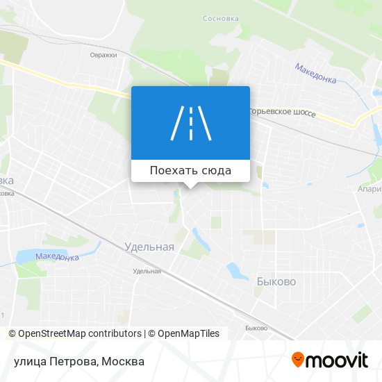 Карта улица Петрова