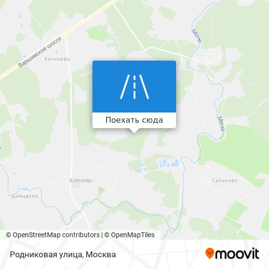 Карта Родниковая улица