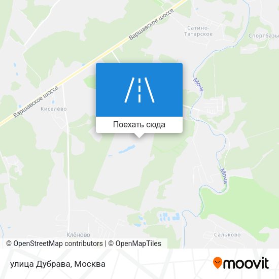 Карта улица Дубрава
