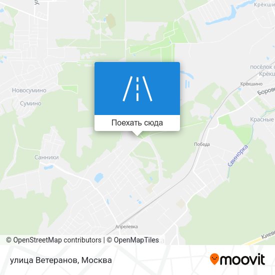 Карта улица Ветеранов