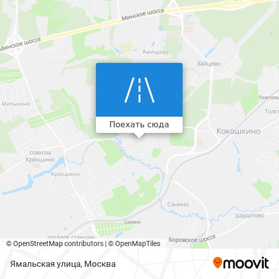 Карта Ямальская улица