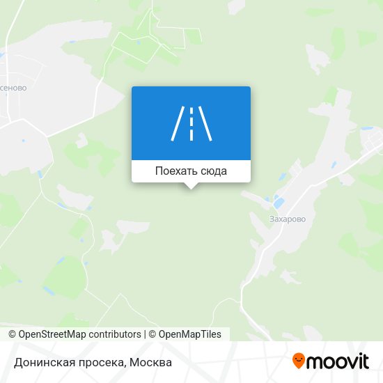 Карта Донинская просека