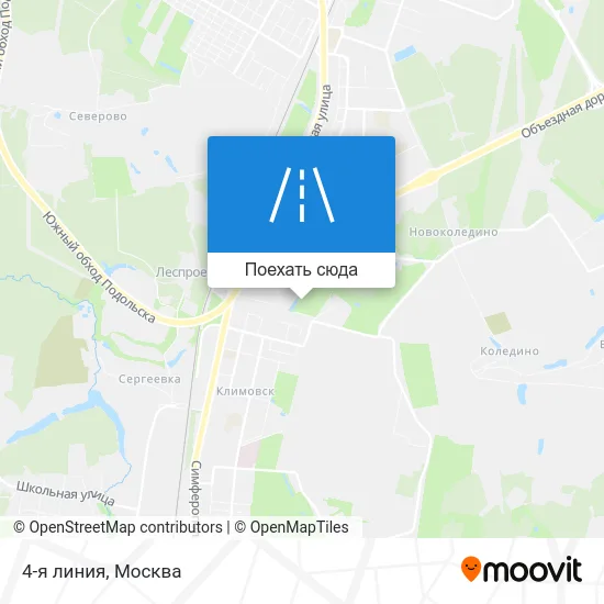 Карта 4-я линия