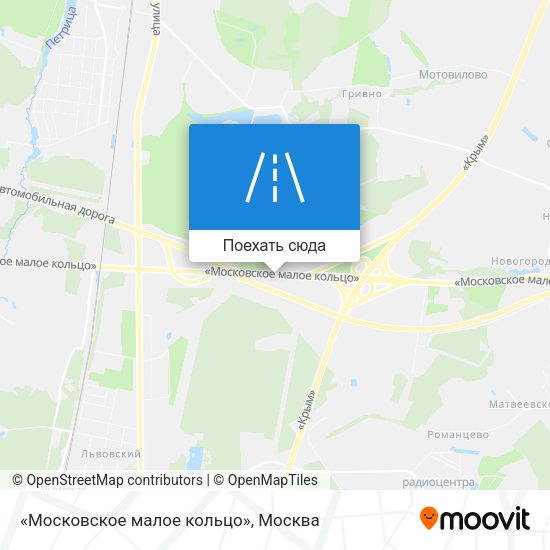Карта «Московское малое кольцо»