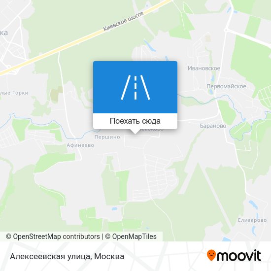 Карта Алексеевская улица