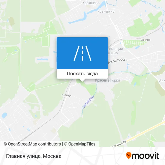 Карта Главная улица