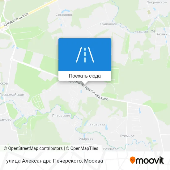 Карта улица Александра Печерского