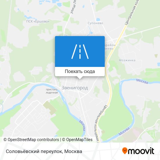 Карта Соловьёвский переулок
