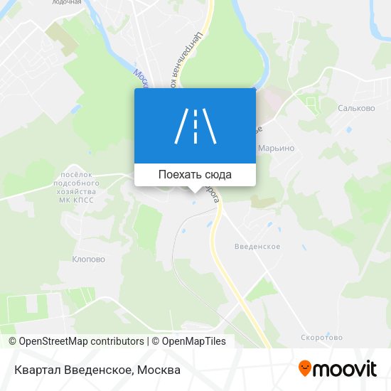 Карта Квартал Введенское