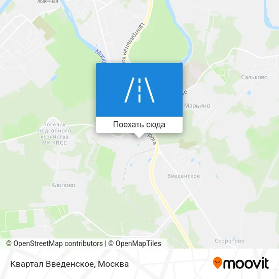 Карта Квартал Введенское