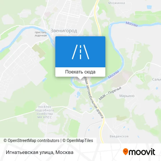 Карта Игнатьевская улица