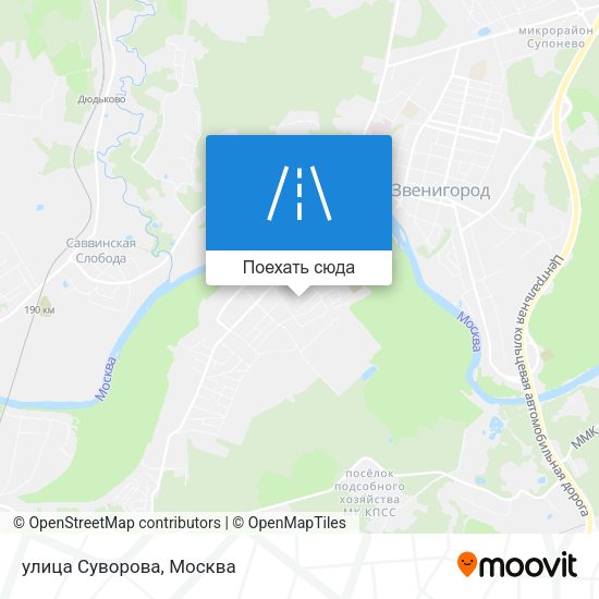Карта улица Суворова