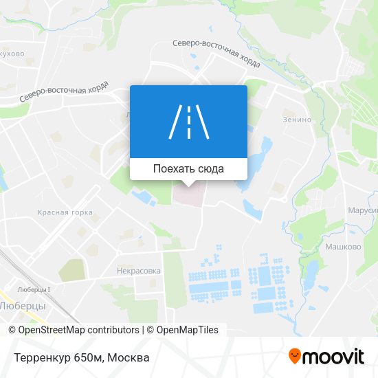 Карта Терренкур 650м