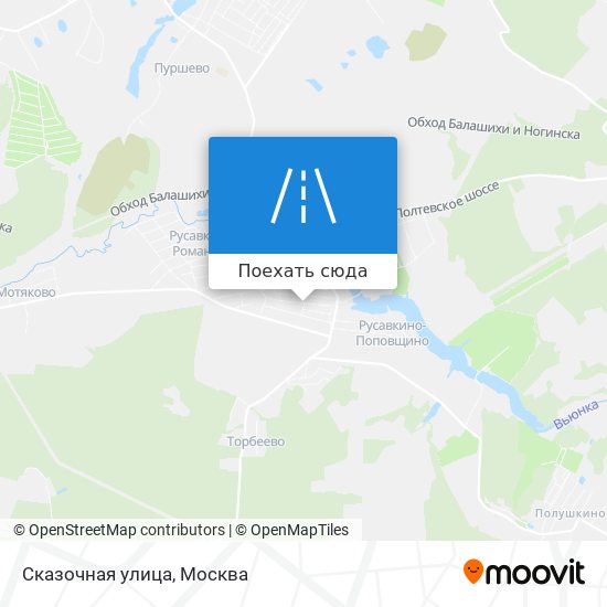 Карта Сказочная улица