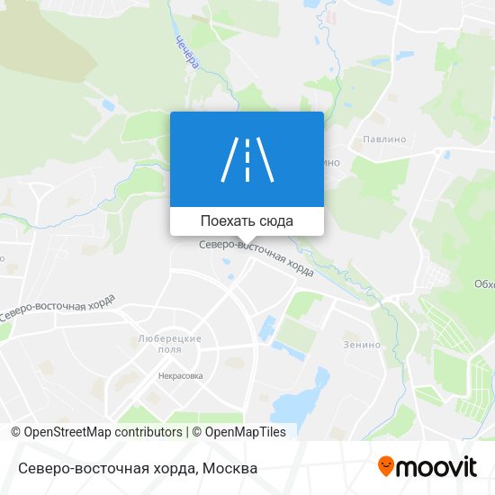 Карта Северо-восточная хорда
