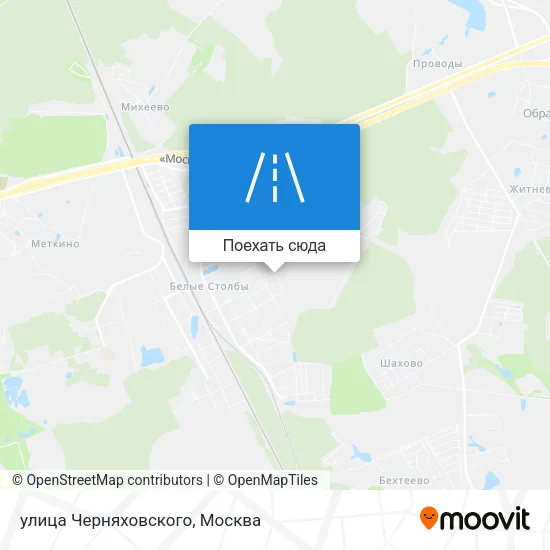 Карта улица Черняховского