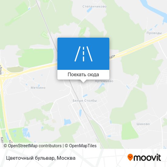 Карта Цветочный бульвар