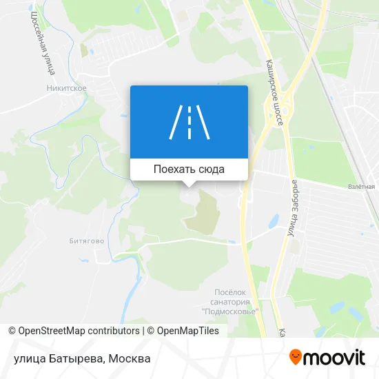 Карта улица Батырева