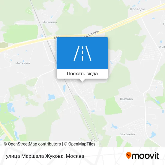 Карта улица Маршала Жукова