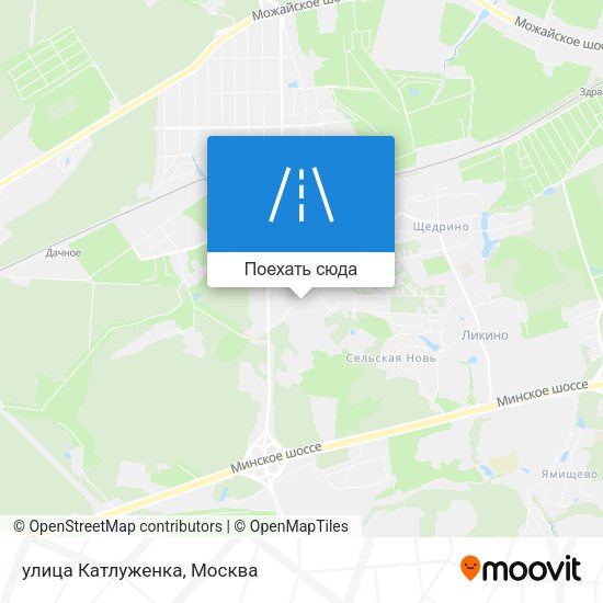 Карта улица Катлуженка