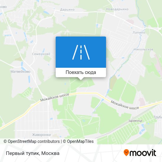 Карта Первый тупик