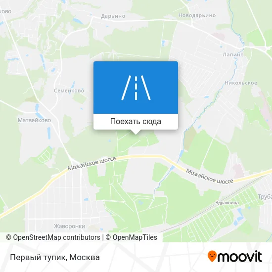 Карта Первый тупик